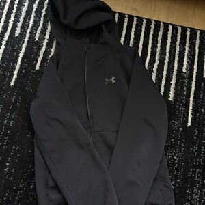 Under Armour Black Hooded Full-Zip Sweatshirt